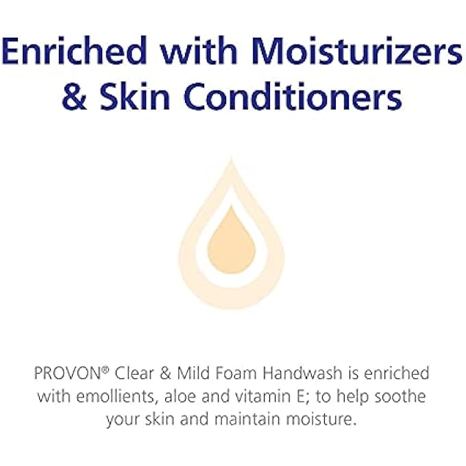 PROVON 1941-02 PROVON CLEAR AND MILD FOAM HANDWASH, 1200 ML (PACK OF 2) - Image 5